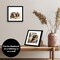 Americanflat Picture Frame with Mat - Modern Design, Shatter-Resistant Glass, Dual Sawtooth Hangers, Ideal for Home and Office Decor